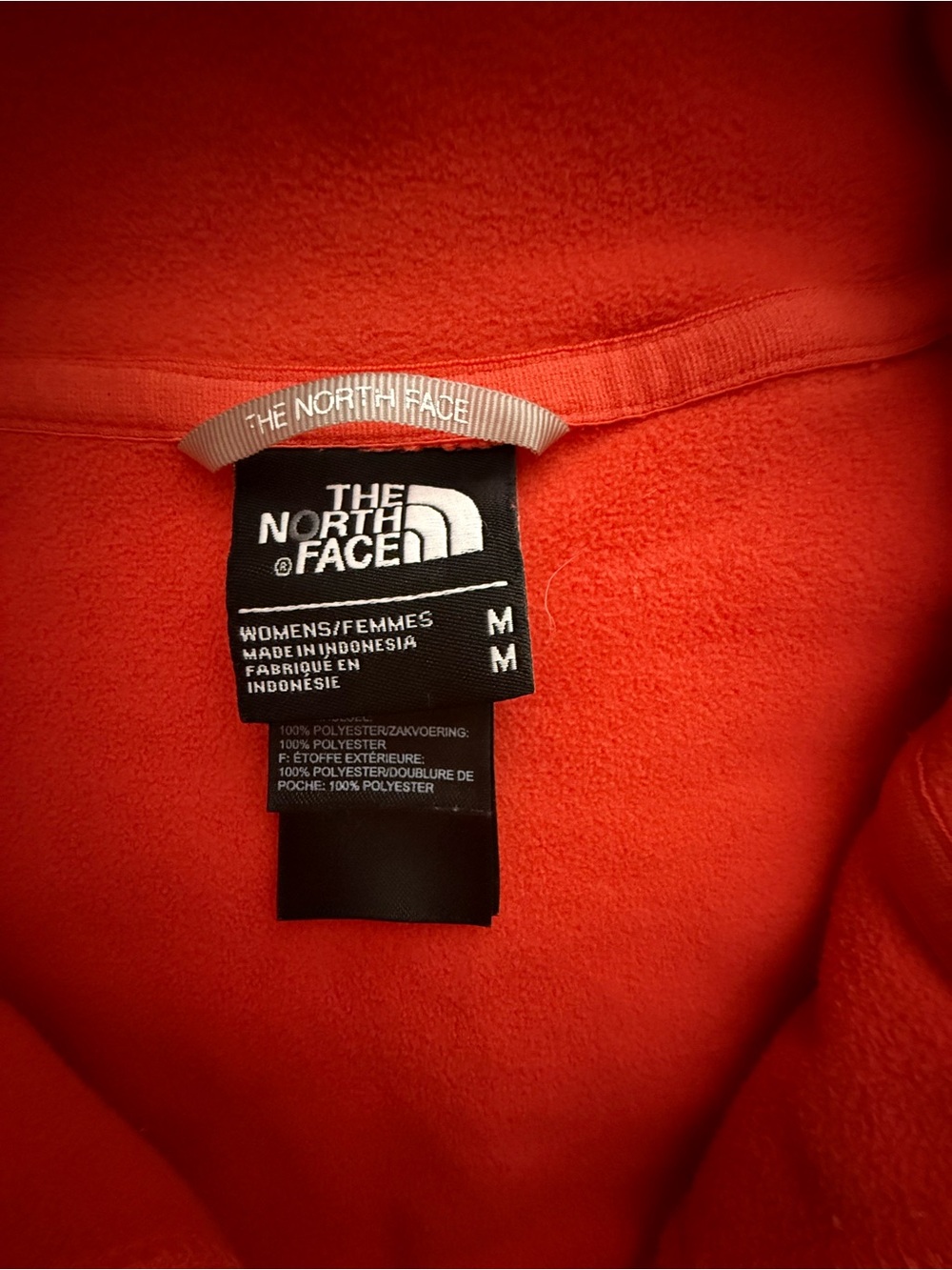 The North Face womens Coral Zip-Up Fleece Jacket - Picture 2 of 2